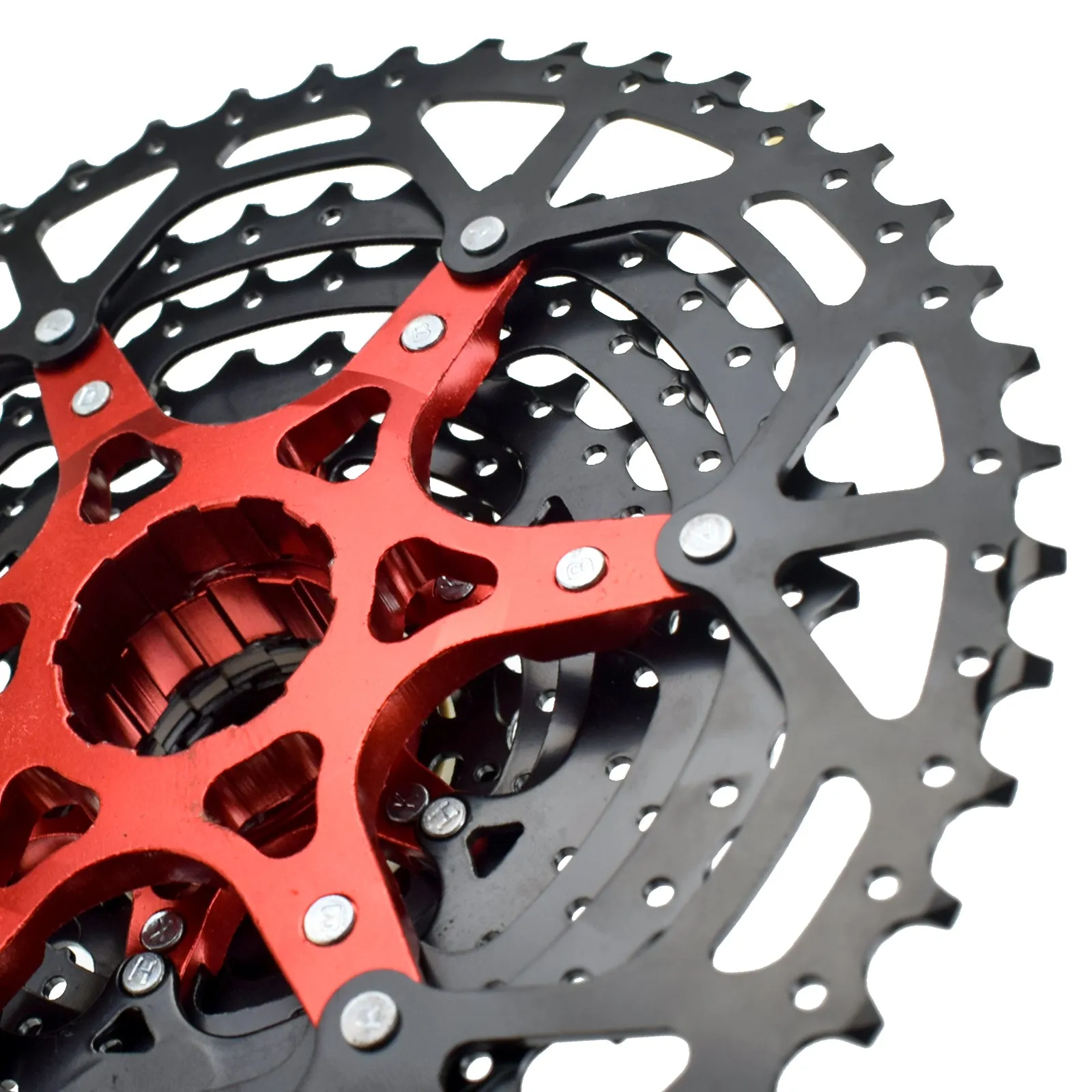 VG Sports Black 8/9/10/11/12 Speed Aluminum Bicycle Cassette