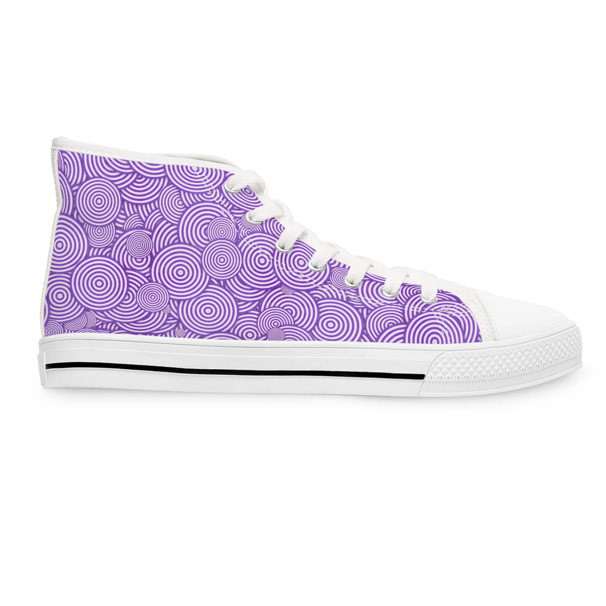 Violet Circle Women's High Top Sneakers