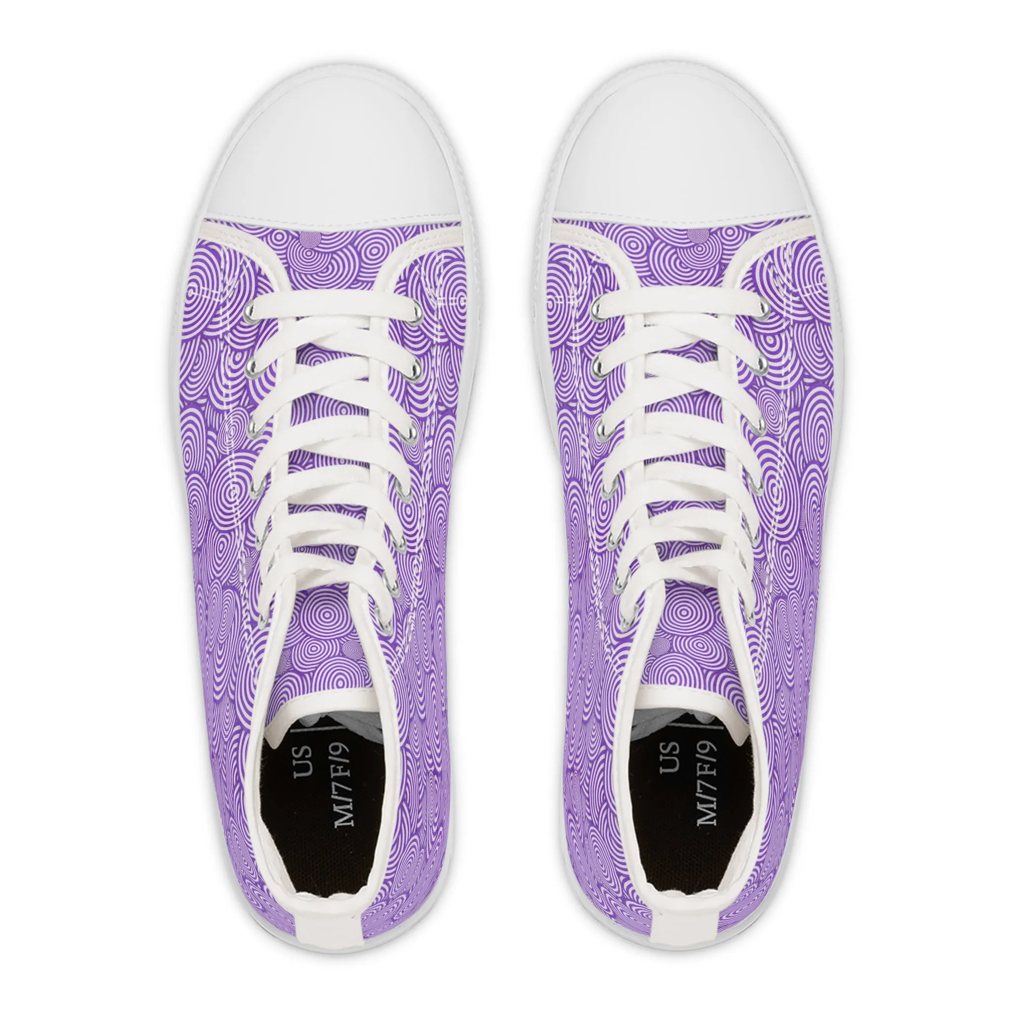 Violet Circle Women's High Top Sneakers