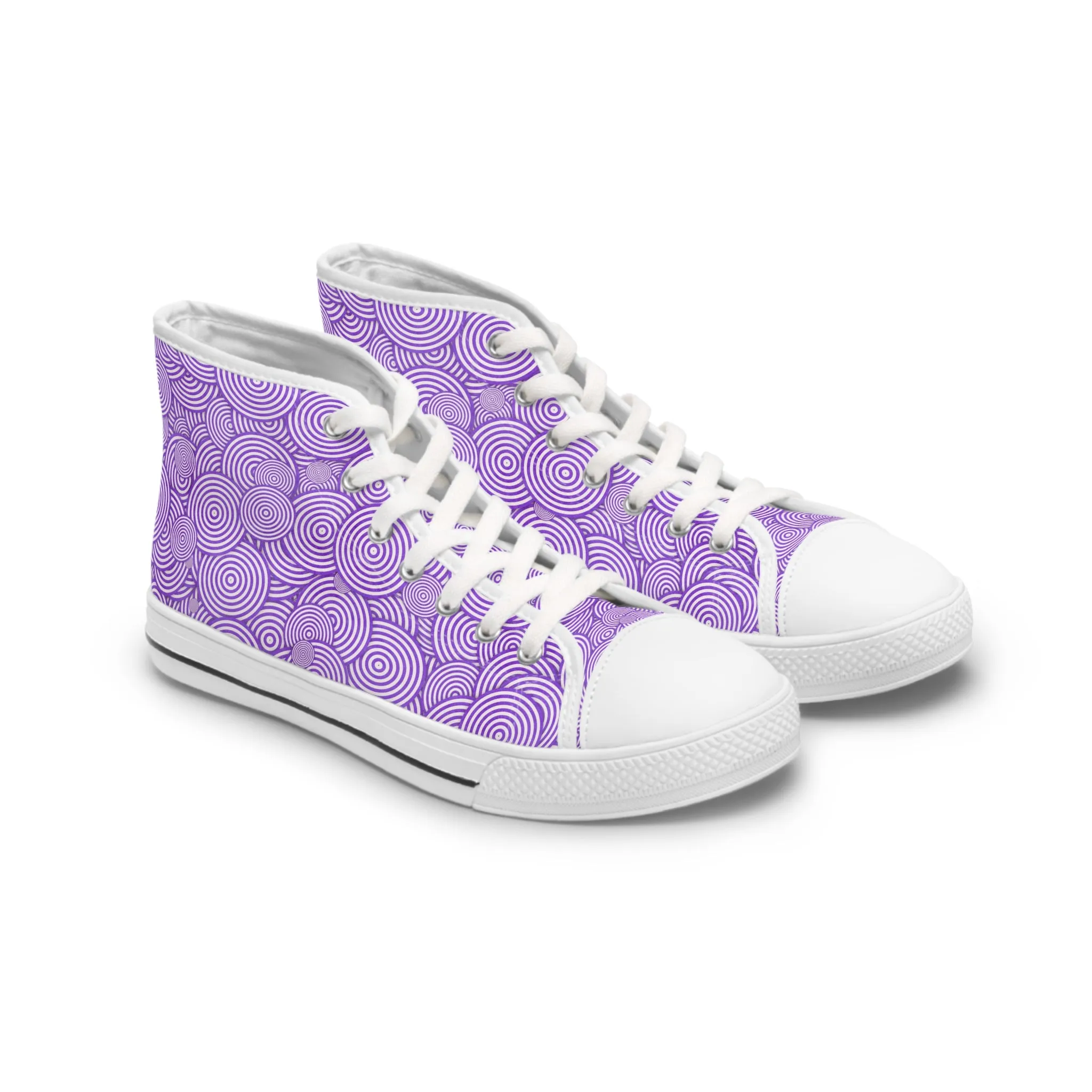 Violet Circle Women's High Top Sneakers