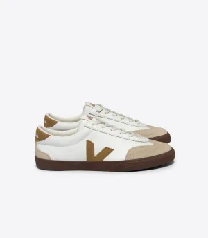 Volley O.T. Leather in White Tent Bark