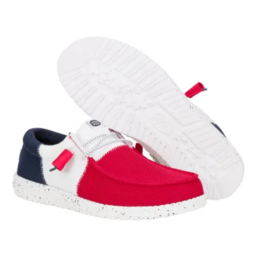 Wally Tri Varsity Mesh - Red/Navy