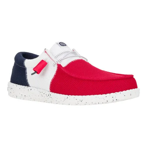 Wally Tri Varsity Mesh - Red/Navy