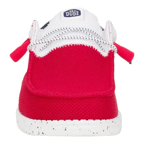 Wally Tri Varsity Mesh - Red/Navy