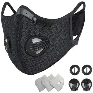 Washable and Reusable Sport Shield Exhalation Valve Mask With Velcro Closure-Clearance