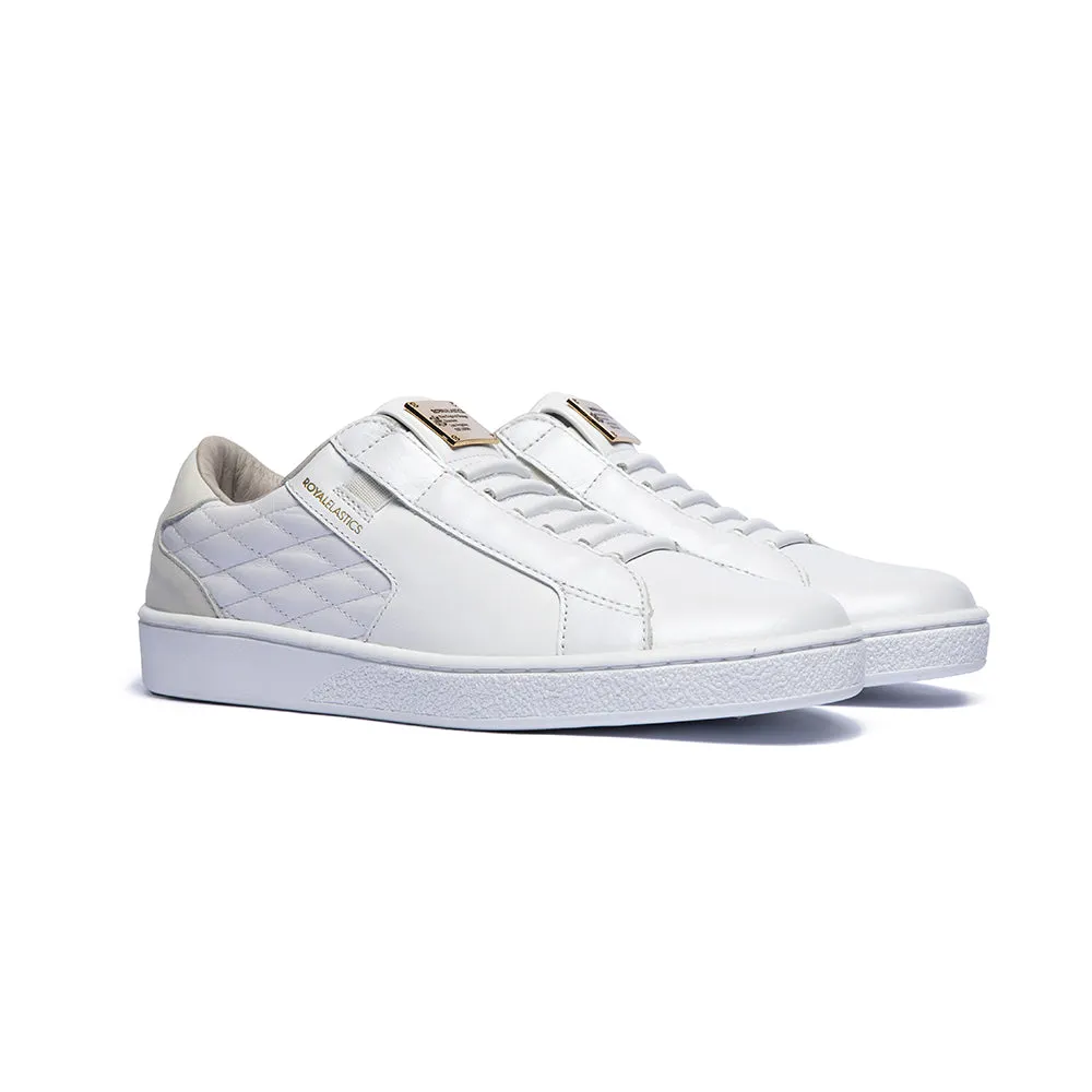 Women's Adelaide White Cream Leather Sneakers 92694-000