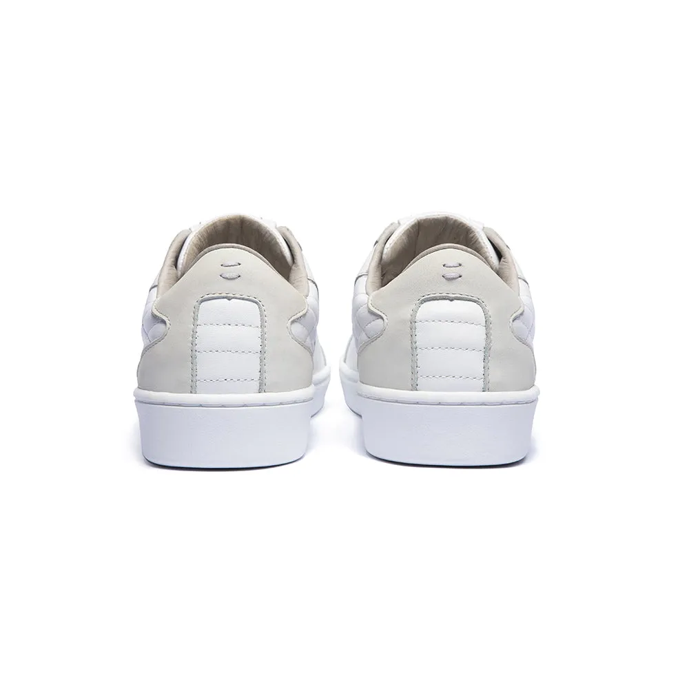 Women's Adelaide White Cream Leather Sneakers 92694-000