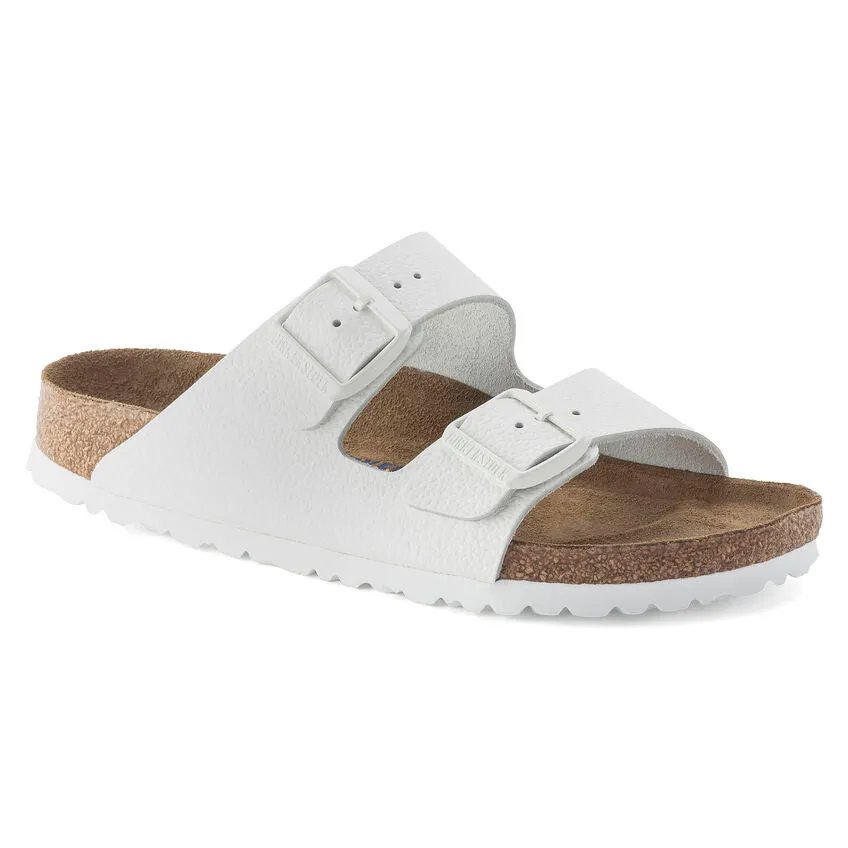 WOMEN'S BIRKENSTOCK ARIZONA SOFT FOOTBED 1024945B COLOR: WHITE