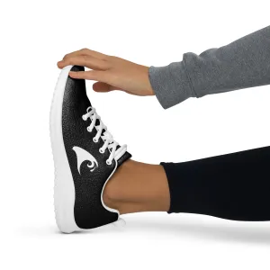 Women’s Black Athleisure Shoes with Extremely Stoked Epic Wave Logo