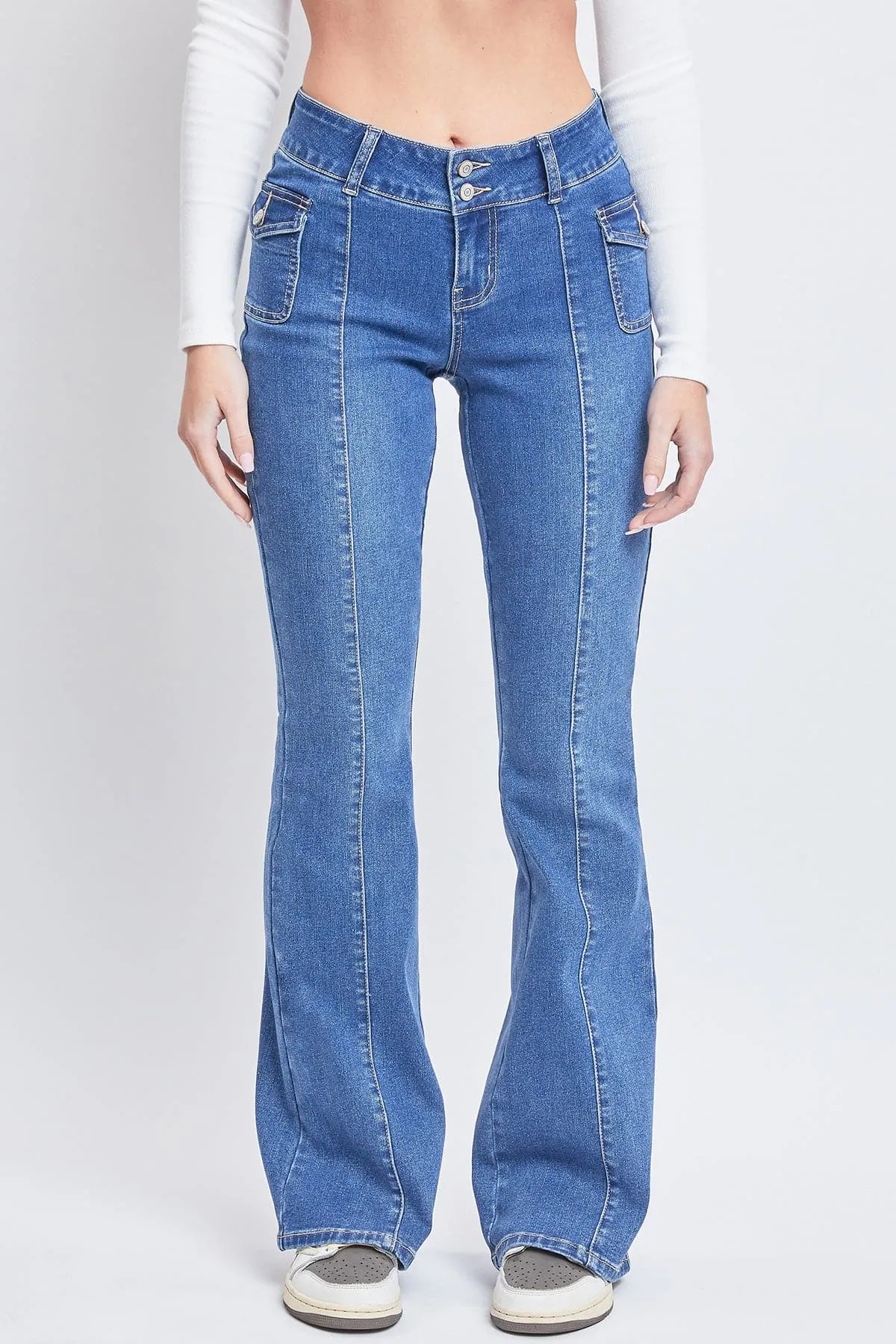 Women's Cargo Flare Jeans