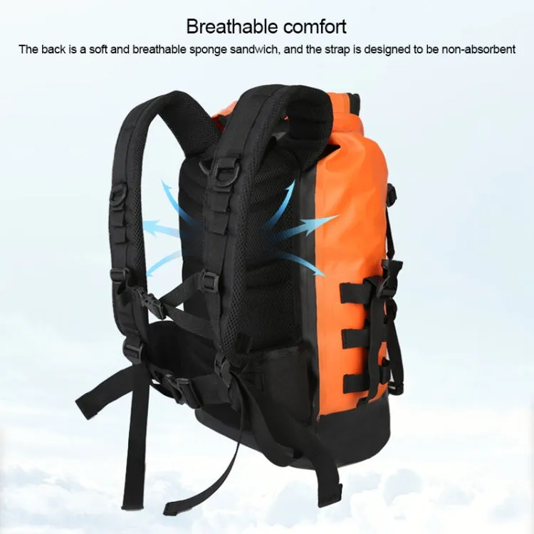 XINDA H-BAG03 30L Outdoor Waterproof Upstream Storage Shoulder Mountaineering Bag(Orange)