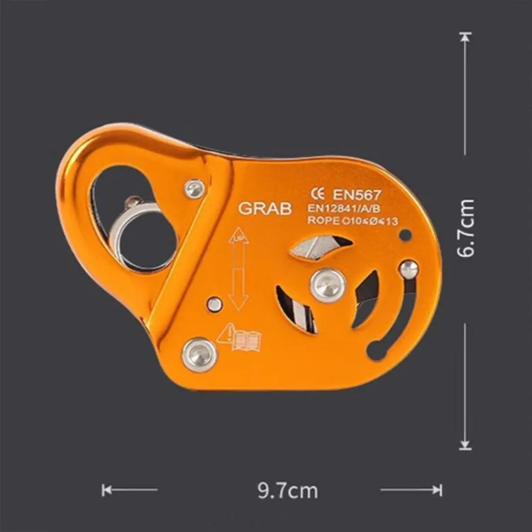 XINDA TPQ6608 High-altitude Work Protector Removable Self-locking Rope Grabber(Orange)