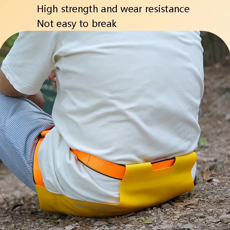 XINDA XD-A9554 Rappelling Belt Climbing Rope Sit Hip Pad PVC Seat Belt Pad(Yellow)